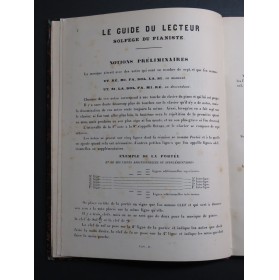 DUVERNOY J. B. Le Guide du Lecteur Solfège du Pianiste op 281 Piano XIXe