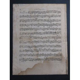 SEBETOSKY Trois Sérénades pour deux Violons XVIIIe