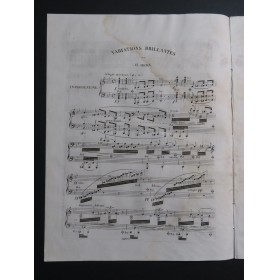 HERZ Henri Variations Brillantes sur la Violette op 48 Piano ca1840