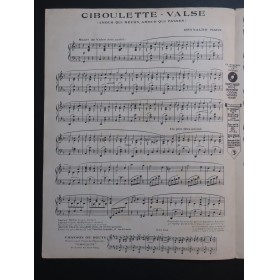 HAHN Reynaldo Ciboulette Piano 1923