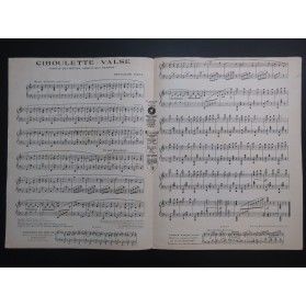 HAHN Reynaldo Ciboulette Piano 1923