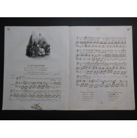 DUCHAMBGE Pauline La Bouquetière Chant Piano ca1830