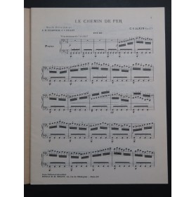ALKAN Charles Valentin Le Chemin de Fer op 27 Piano