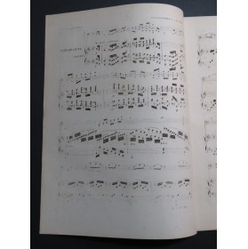 TULOU Jean-Louis Duo Brillant L'Elisir d'Amore Piano Flûte ca1852