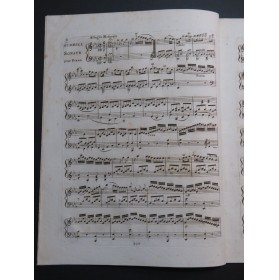 HUMMEL J. N. Sonate op 19 Piano ca1785