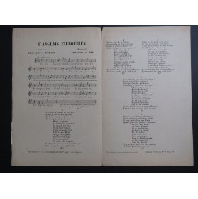 L'Anglais Faubourien Fragson Chant