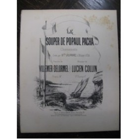 COLLIN Lucien Le Souper de Popaul Pacha Chant Piano XIXe