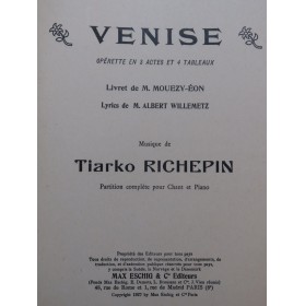 RICHEPIN Tiarko Venise...