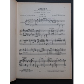 RICHEPIN Tiarko Venise Opérette Chant Piano 1931