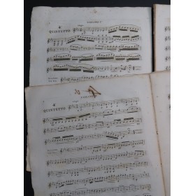 BEETHOVEN Grand Quintette No 4 1er et 2e Violons ca1810