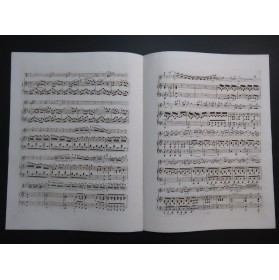 BERBIGUIER Tranquille Le Rêve de la Jeune Andalouse op 128 Piano Flûte ca1830
