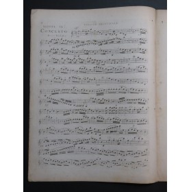 VIOTTI J. B. Concerto No 12 pour Violon ca1787