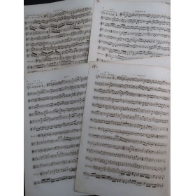 HAYDN Joseph Six Quatuors op 1 No 1 à 6 Violon Alto Violoncelle ca1805