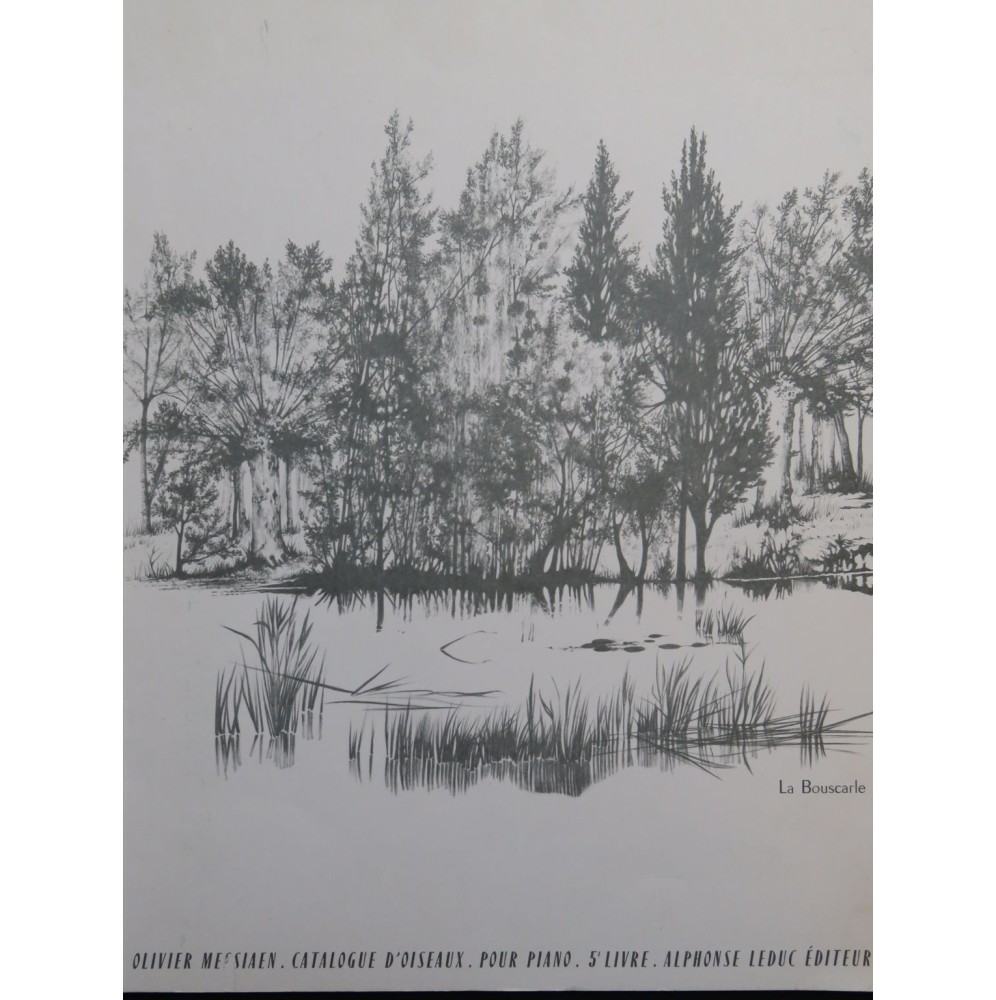 MESSIAEN Olivier Catalogue d'Oiseaux 5e Livre Piano 1996