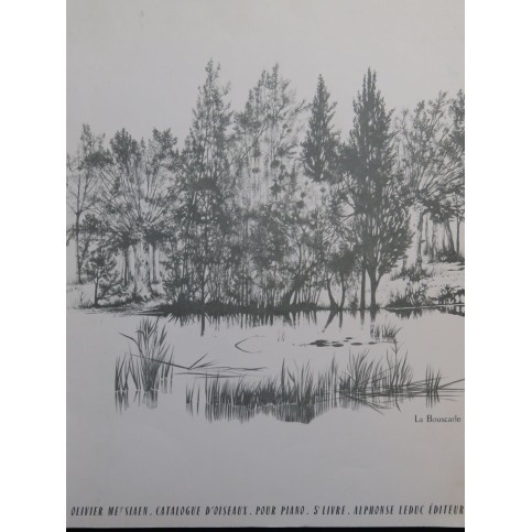 MESSIAEN Olivier Catalogue d'Oiseaux 5e Livre Piano 1996