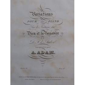 ADAM Adolphe Variations...