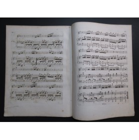 LATOUR Théodore La Cocarde Blanche Piano Flûte ca1820