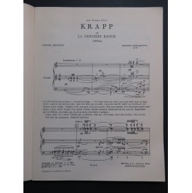 MIHALOVICI Marcel Krapp Opéra Chant Piano 1961