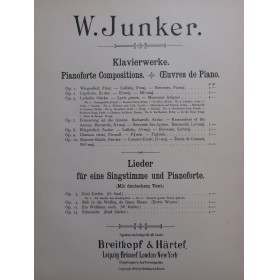 JUNKER W. Capriccio op 2...