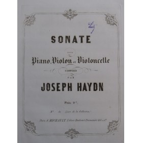 HAYDN Joseph Trio Hob XV 20...