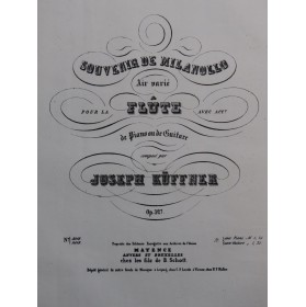 KÜFFNER Joseph Souvenir de...