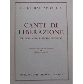DALLAPICCOLA Luigi Canti di...