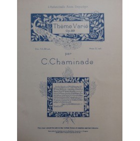 CHAMINADE Cécile Thème...