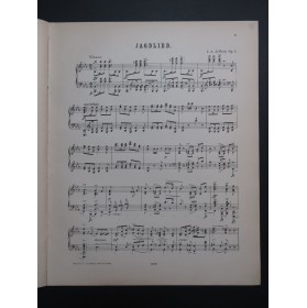 JEFFERY J. Albert Jagdlied op 7 Piano ca1880