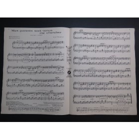 PEARLY Fred Mes parents sont venus me chercher Piano 1922
