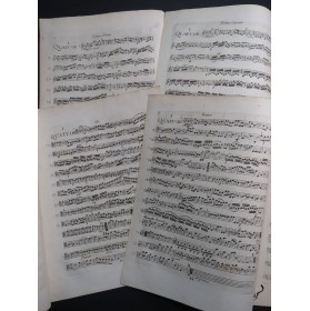 DE SAINT-GEORGE Joseph Bologne Six Quatuors op 1 Violon Alto Violoncelle 1773
