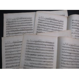 DE SAINT-GEORGE Joseph Bologne Six Quatuors op 1 Violon Alto Violoncelle 1773