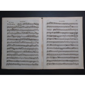 DUSSEK J. L. Sonata Flûte ca1800