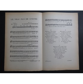 Le Vrai Pas de l'Ours M. Gracy E. Nikelmann Chant 1912
