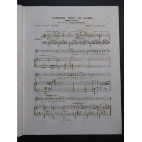 CONCONE Joseph Derniers Vœux de Rachel Chant Piano ca1850