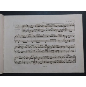 MUSARD P. Quadrille sur Norma Bellini Piano 4 mains ca1835