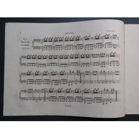 MUSARD P. Quadrille sur Norma Bellini Piano 4 mains ca1835