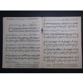 DE BASSI Arturo Mangia Mangia Papirusa !! Piano 1922