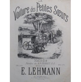 LEHMANN E. La Voiture des...
