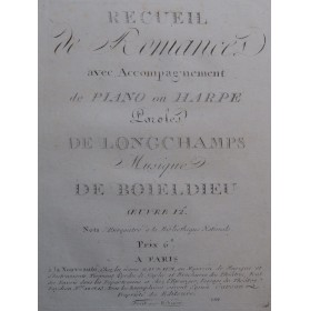 BOIELDIEU Adrien Recueil de...
