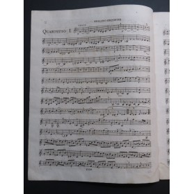 HAYDN Joseph Trois Quatuors op 54 2e Violon 1789