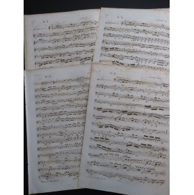 BEETHOVEN Quatuors op 18 1ère Livraison Violon Alto Violoncelle ca1825