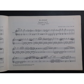 MOZART W. A. Klaviermusik Serie IX Piano 4 mains 1955