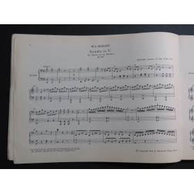 MOZART W. A. Klaviermusik Serie IX Piano 4 mains 1955