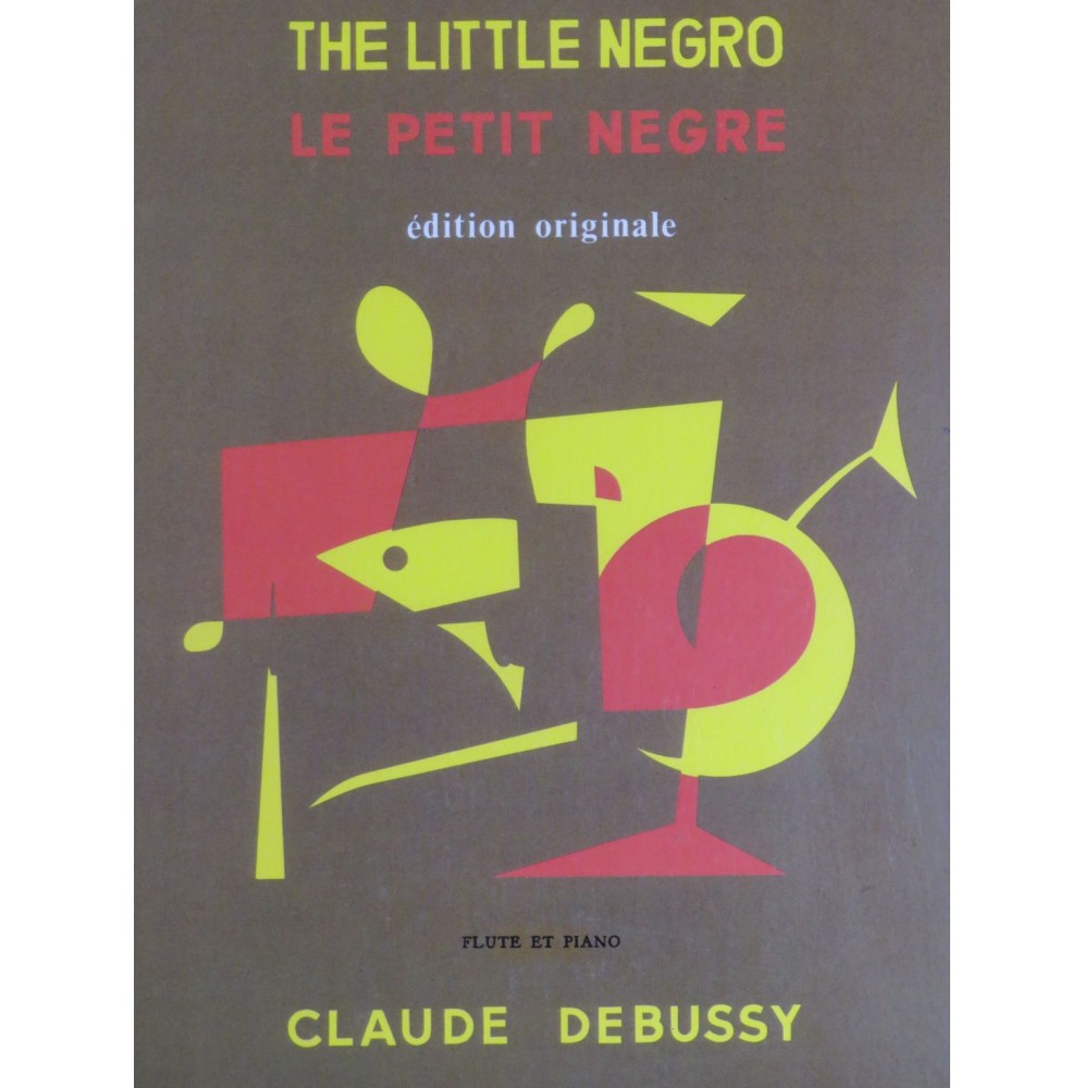 DEBUSSY Claude The Little Negro Le Petit Nègre Piano Flûte