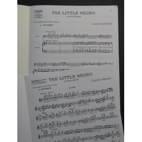 DEBUSSY Claude The Little Negro Le Petit Nègre Piano Flûte