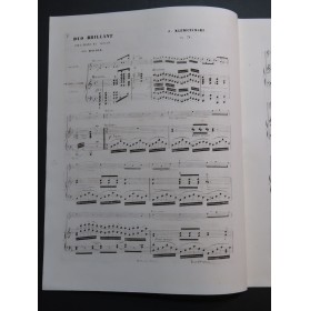 KLEMCZYNSKI Julian Duo Brillant Haydée Auber Piano Flûte ca1845
