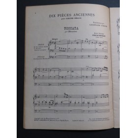 Dix Pièces Anciennes Grand Orgue