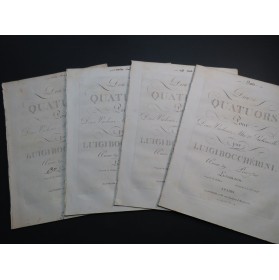 BOCCHERINI Luigi Trois Quatuors op 39 3e Liv. Violon Alto Violoncelle ca1799