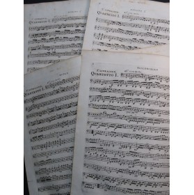 BOCCHERINI Luigi Trois Quatuors op 39 3e Livraison Violon Alto Violoncelle ca1799