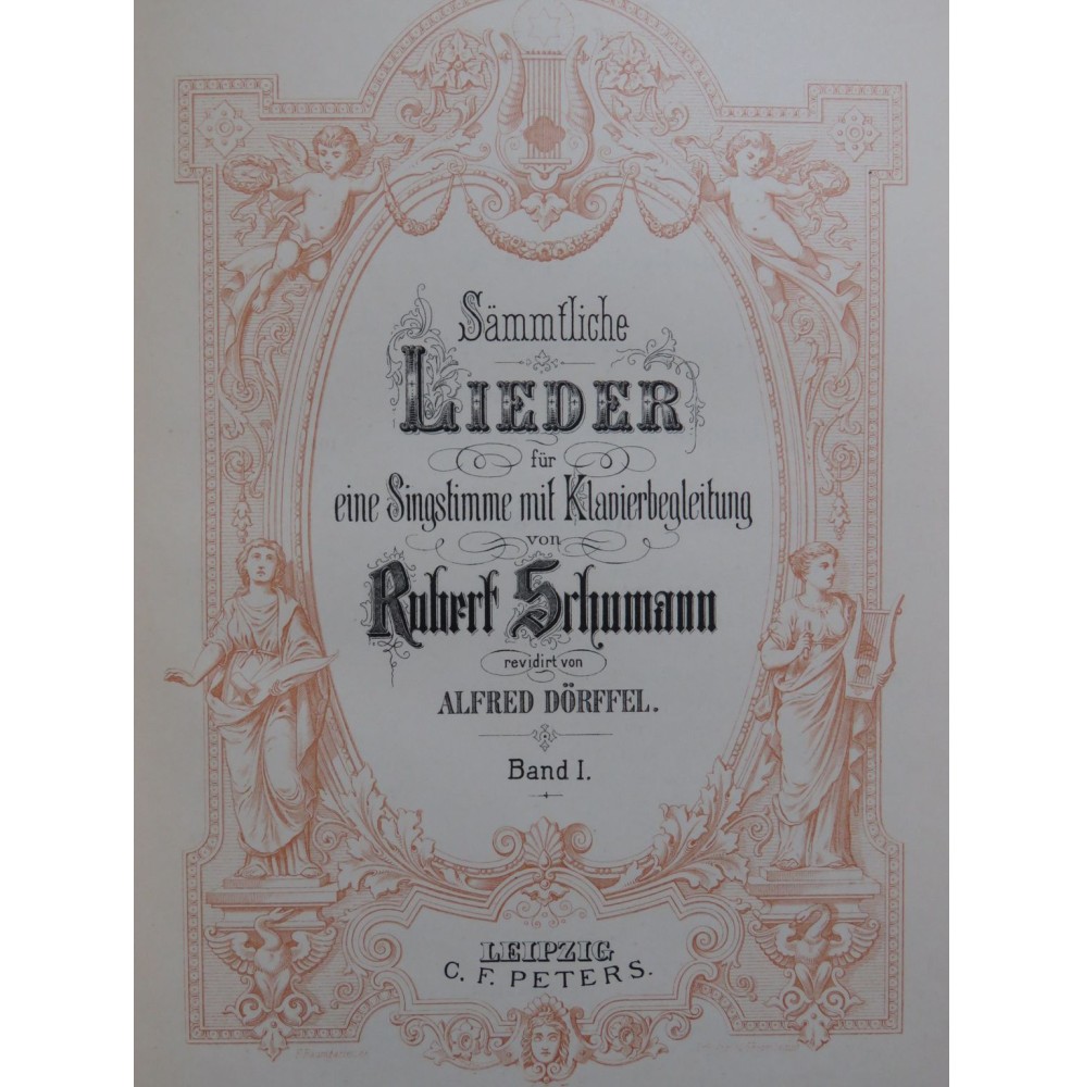 SCHUMANN Robert Lieder Band 1 à 3 Chant Piano